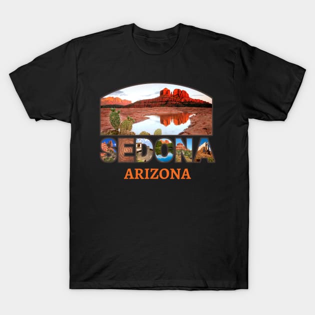Sedona Arizona T-Shirt by JT Hooper Designs